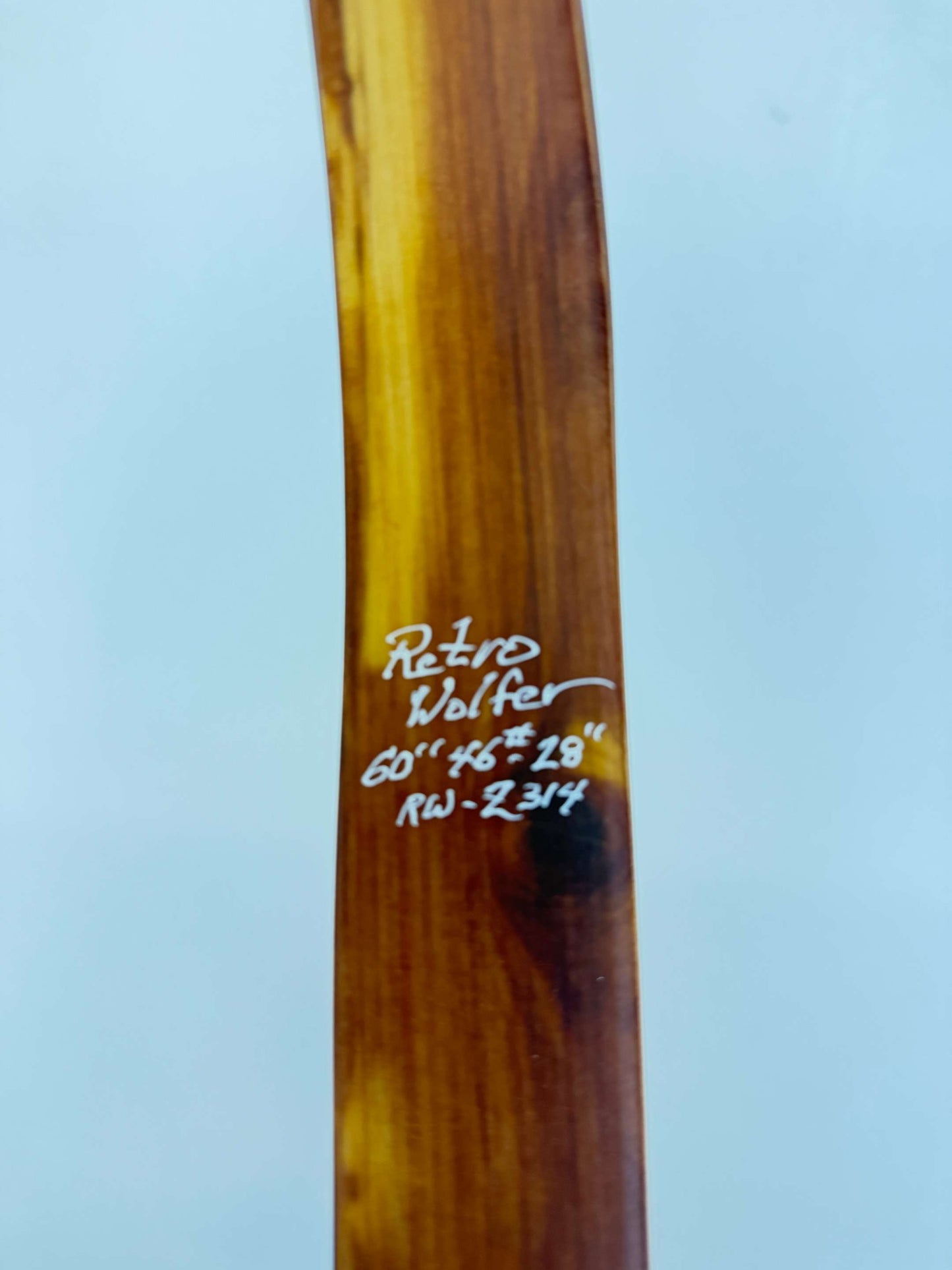 Retro Wolfer Recurve One Piece | 60" 46# | RW -Z314