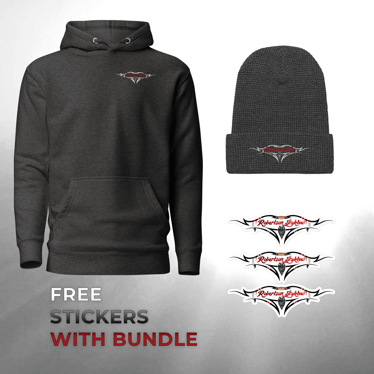 Robertson Stykbow - Hoodie + Beanie Bundle