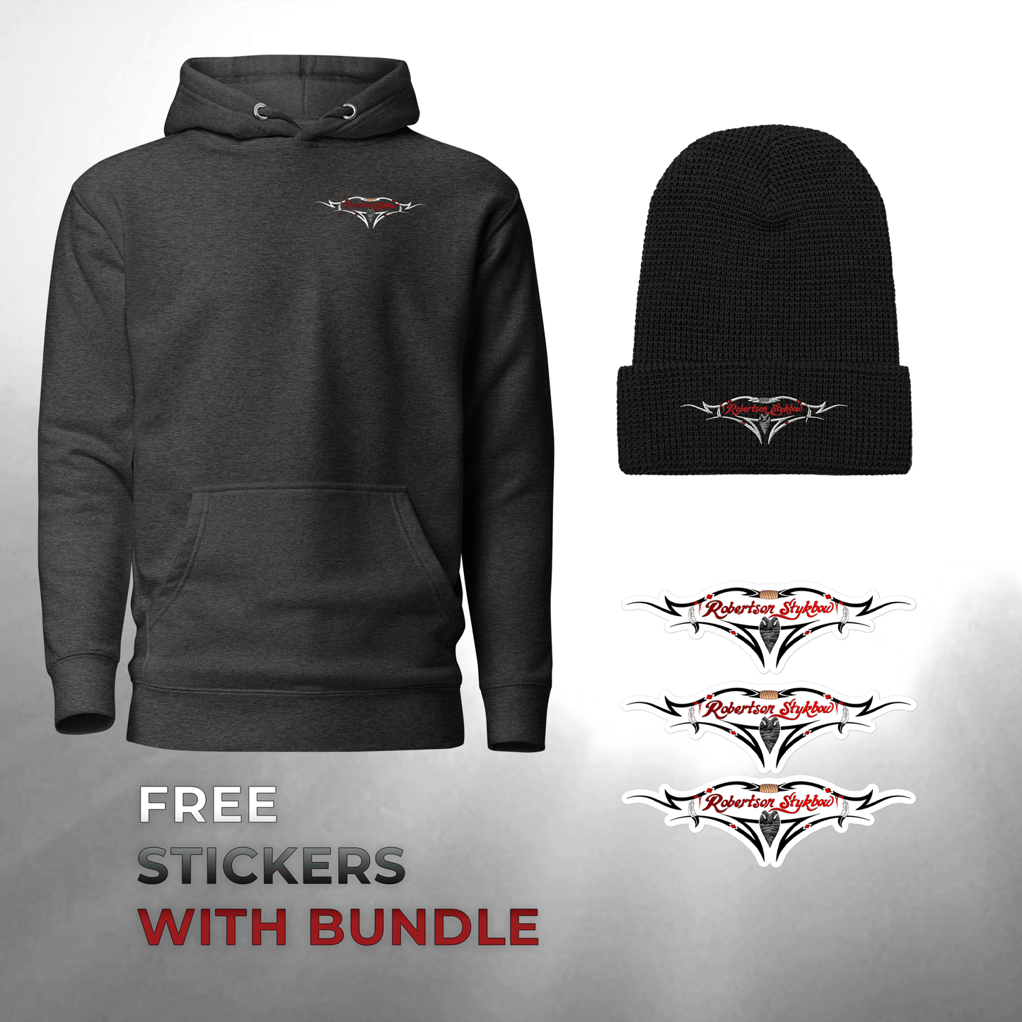 Robertson Stykbow - Hoodie + Beanie Bundle