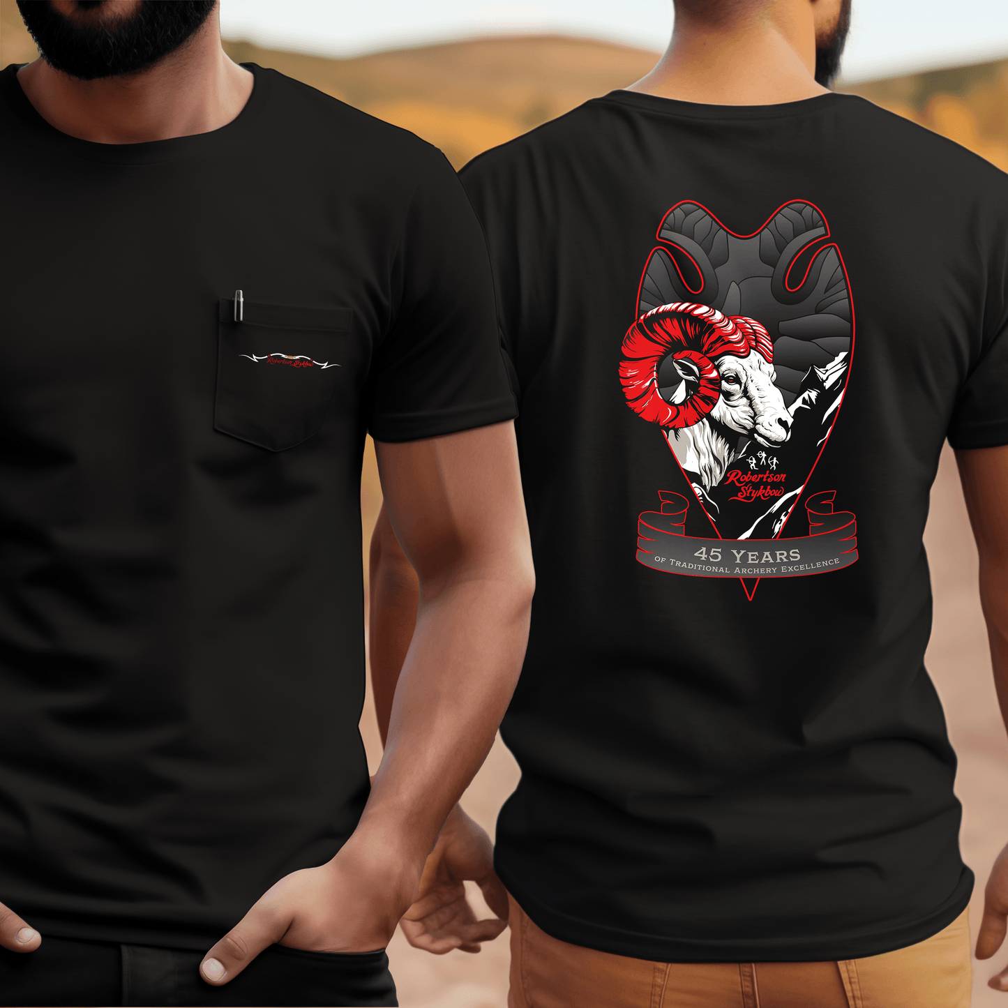 45 Anniversary Dall Sheep Ram - Pocket T-Shirt