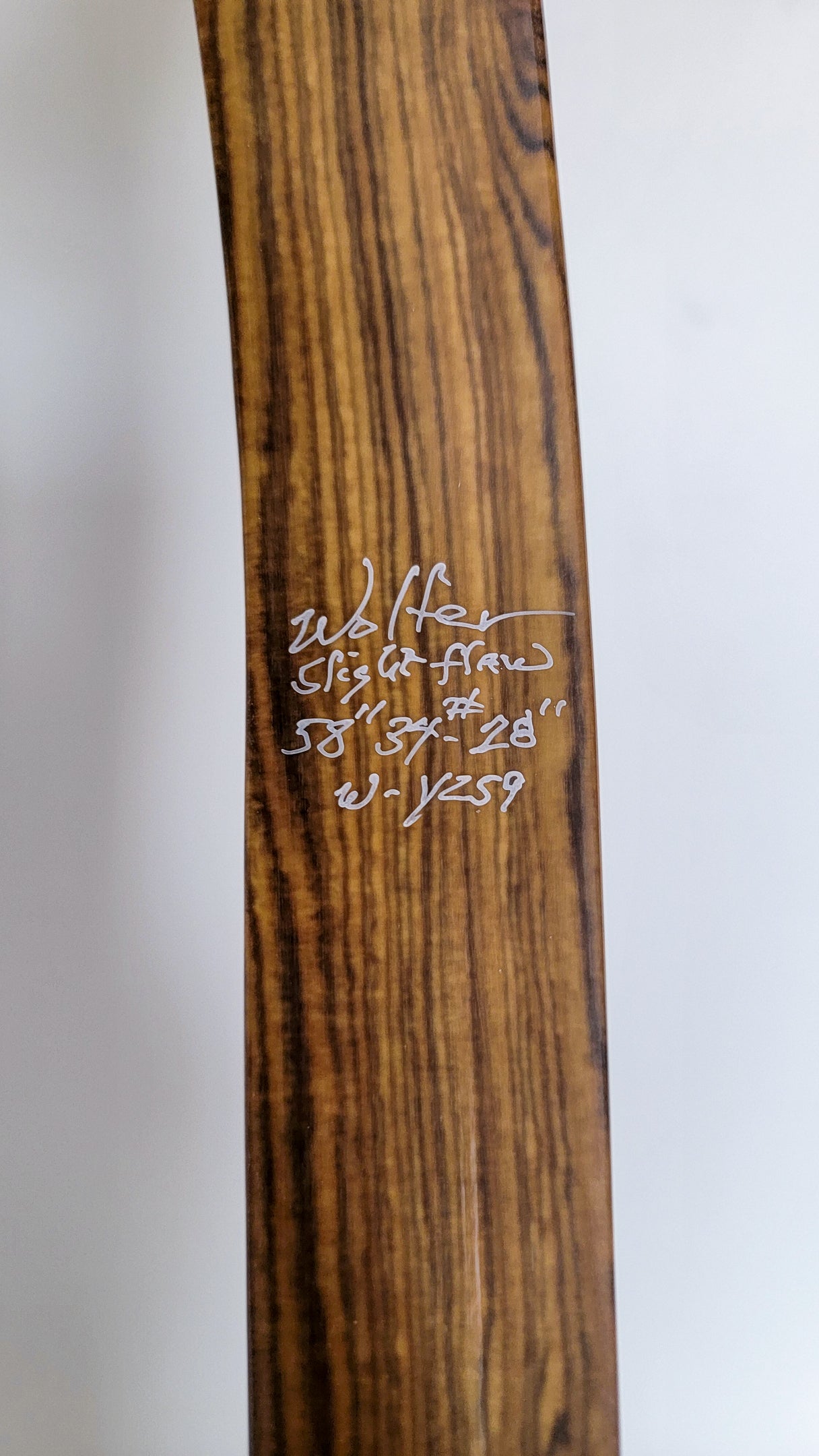 Wolfer Recurve One Piece | 58" 34# | W-Y259