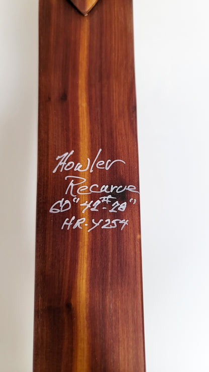 Howler Recurve Takedown | 60" 42# | HR-Y254