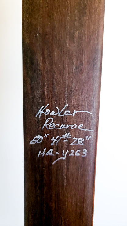 Howler Recurve Takedown | 60" 41# | HR-Y263