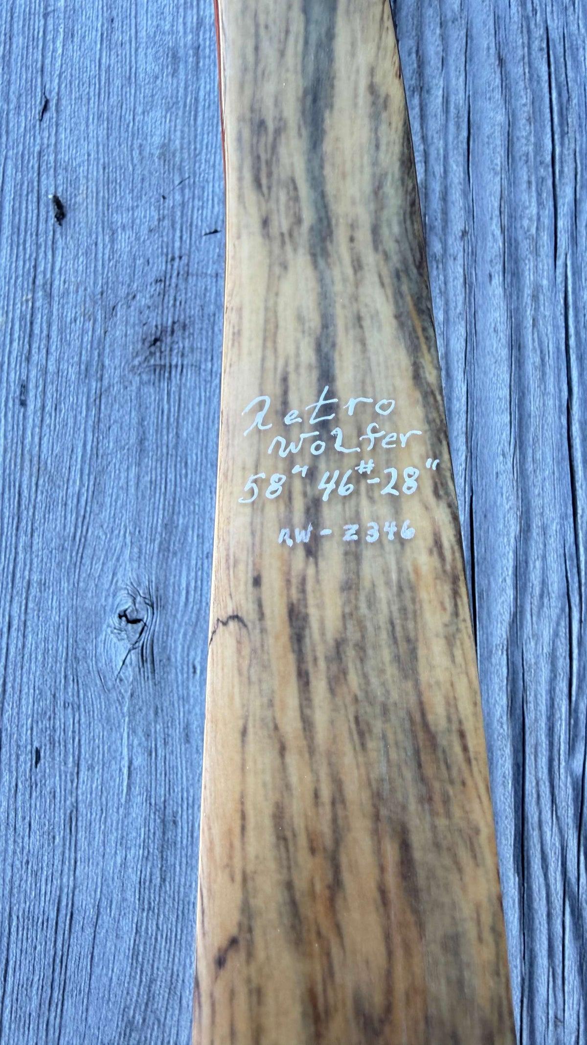 Retro Wolfer Recurve TD| 58" 46# | RW -Z346