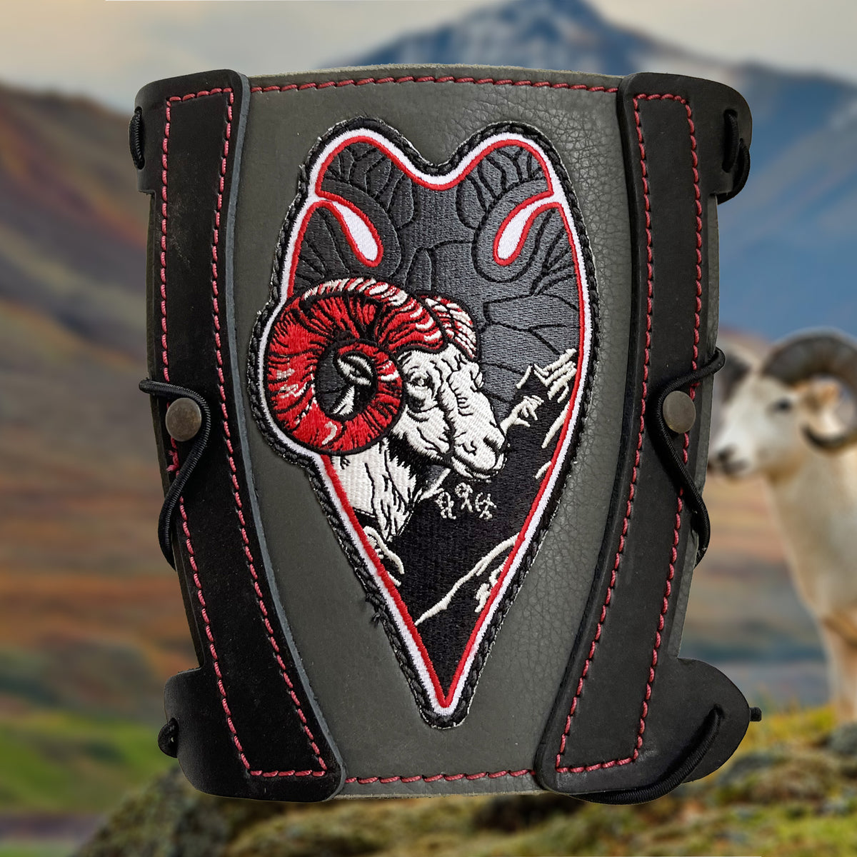 Ram Patch Robertson Stykbow Ram Patch Arm Guard | Traditional Archery Excellence