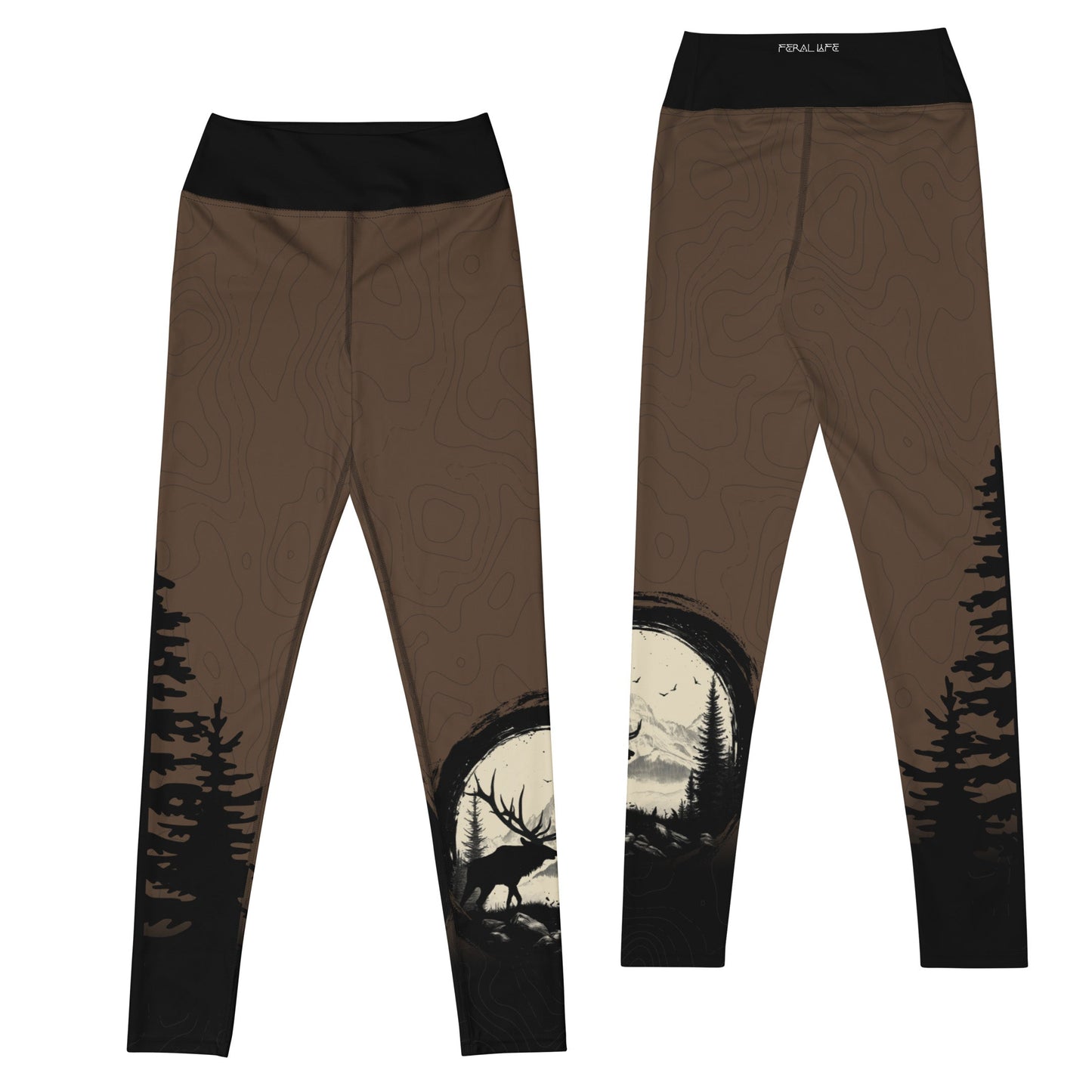 Sir Bull Elk - Leggings by Feral Lyfe