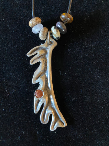 Elk Pendant Necklace  18/46