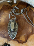 Triple Layer Shield Necklace 18/87